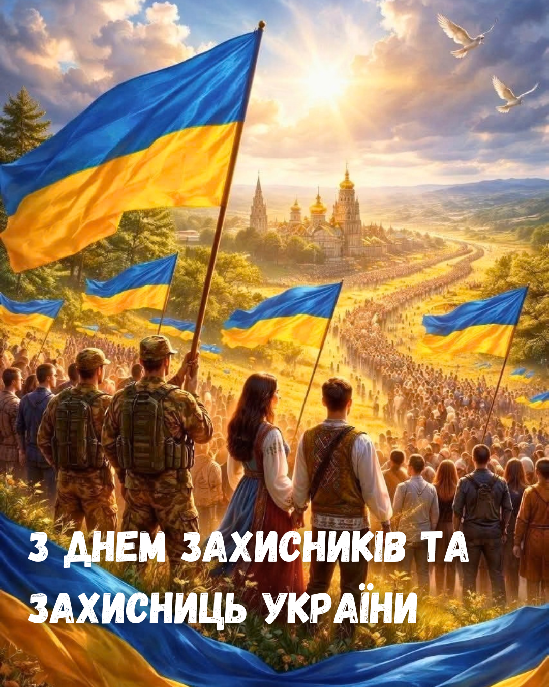 Вітаємо з Днем захисників і захисниць України!💙💛 - MAXIMA